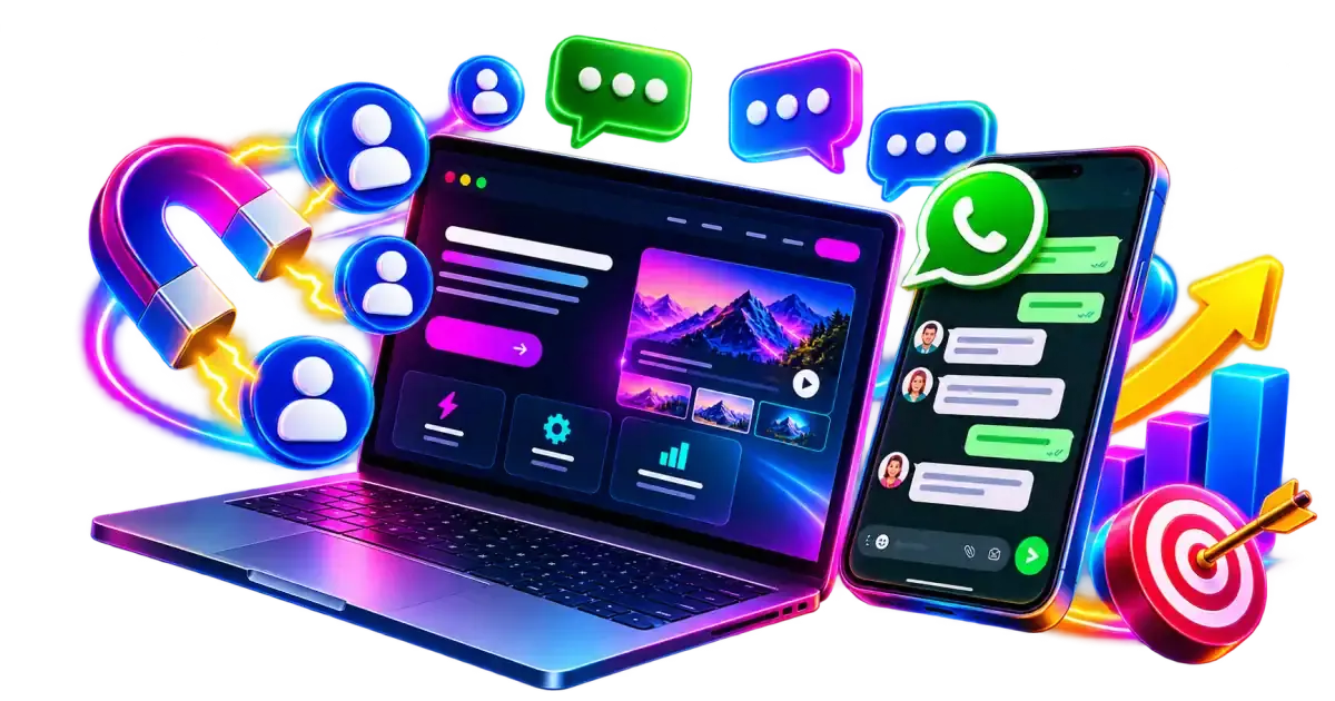Cómo conseguir clientes por WhatsApp con una landing page